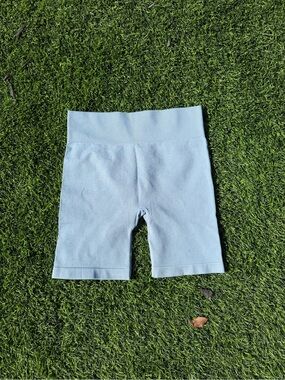 Light Blue Women’s Stretch Bike Shorts